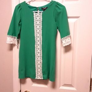 Girls Sequin Hearts dress, size 8.